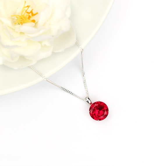 Lab grown clearance ruby jewelry