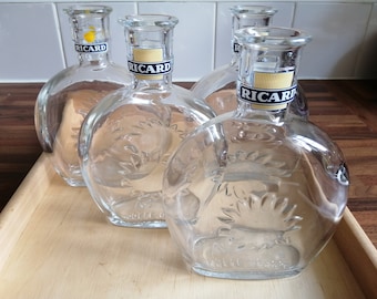 Ricard Water Jug 1 Pint Water Pitcher Barware Carafe 0,5 L Ricard Pitcher French Bistro Vintage Carafe French Bar Garden Beer Party 1 Carafe