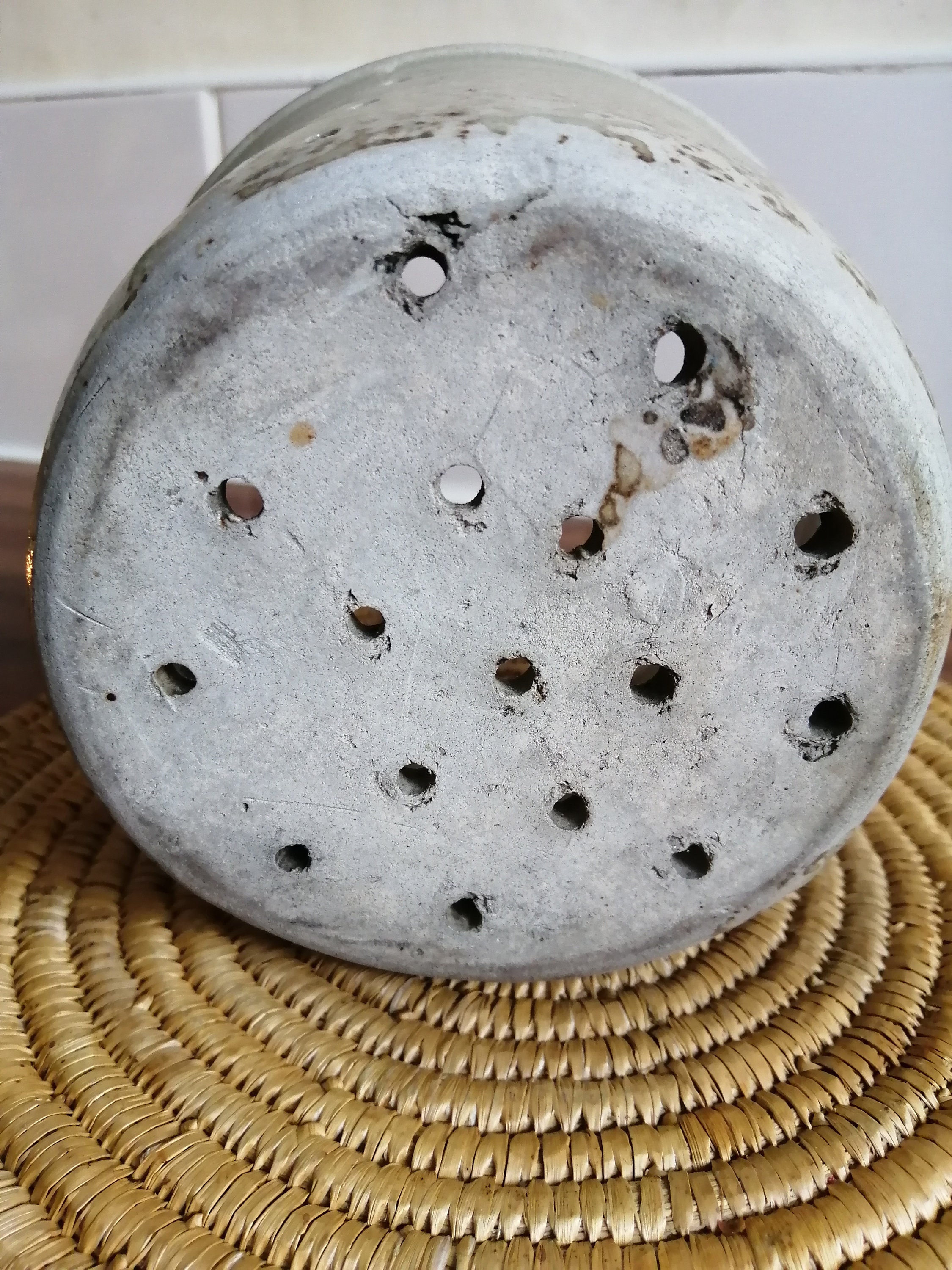 Cheese Drainer Antique French Cheese Mold Farmhouse Kitchen Etsy