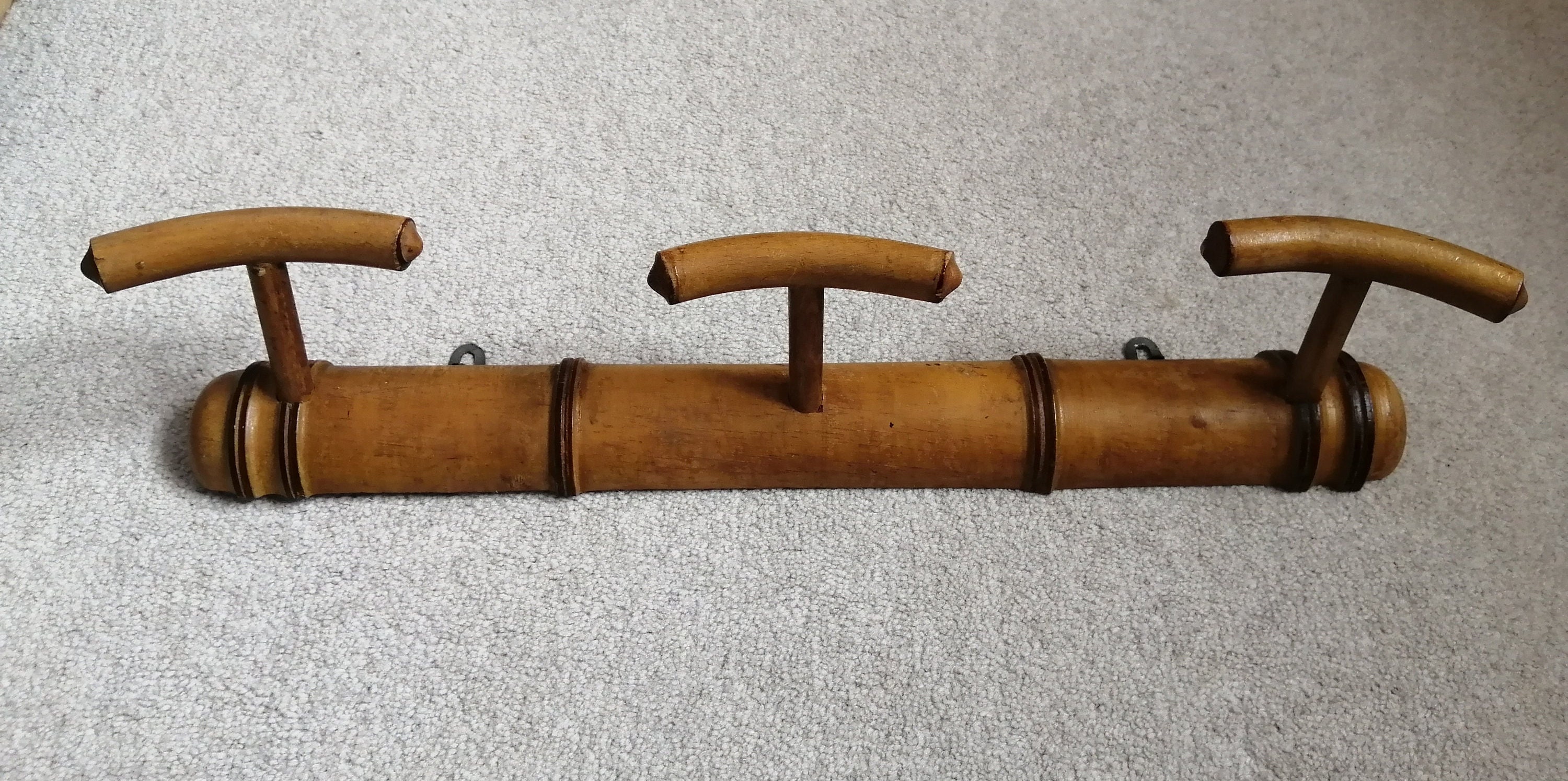 Antique French Hat Hanger Coat Rack Traditional French Three Etsy