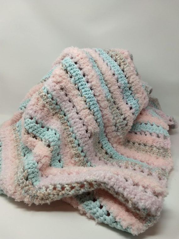 Ultra soft baby blanket. Multi texture. 27x30 Etsy