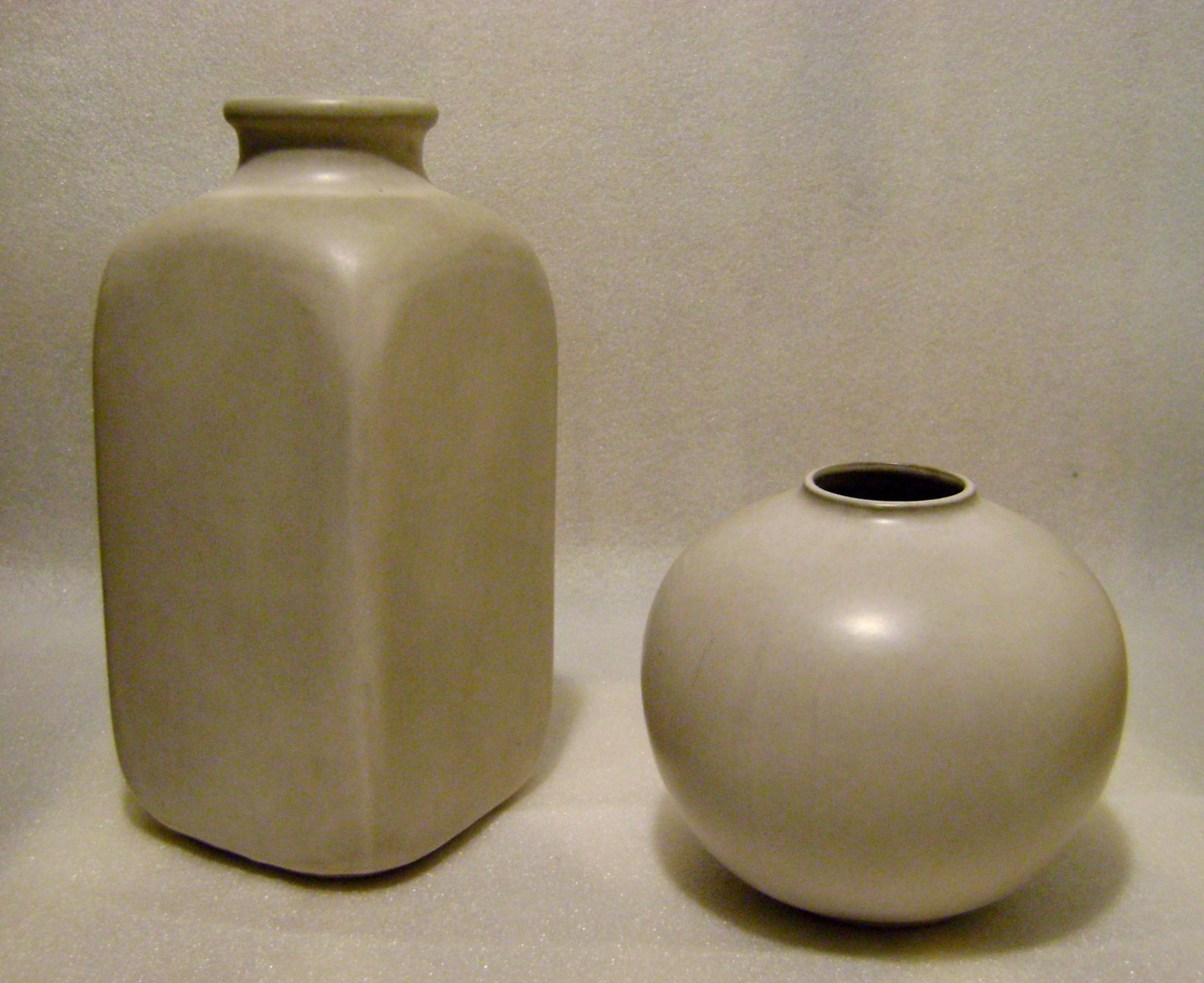 2 Vases Enamelled Terracotta Year 1967 Made by Ernestine Etsy