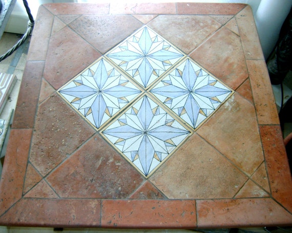 Table Terracotta And Majolica Recovery Etsy