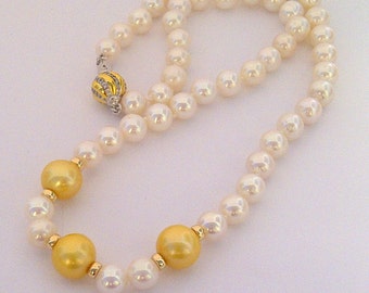 8-9mm white pearl necklace princess white 17.5/'/'45cm length high lustre no flaw gifts for her for mother B0013 AAA