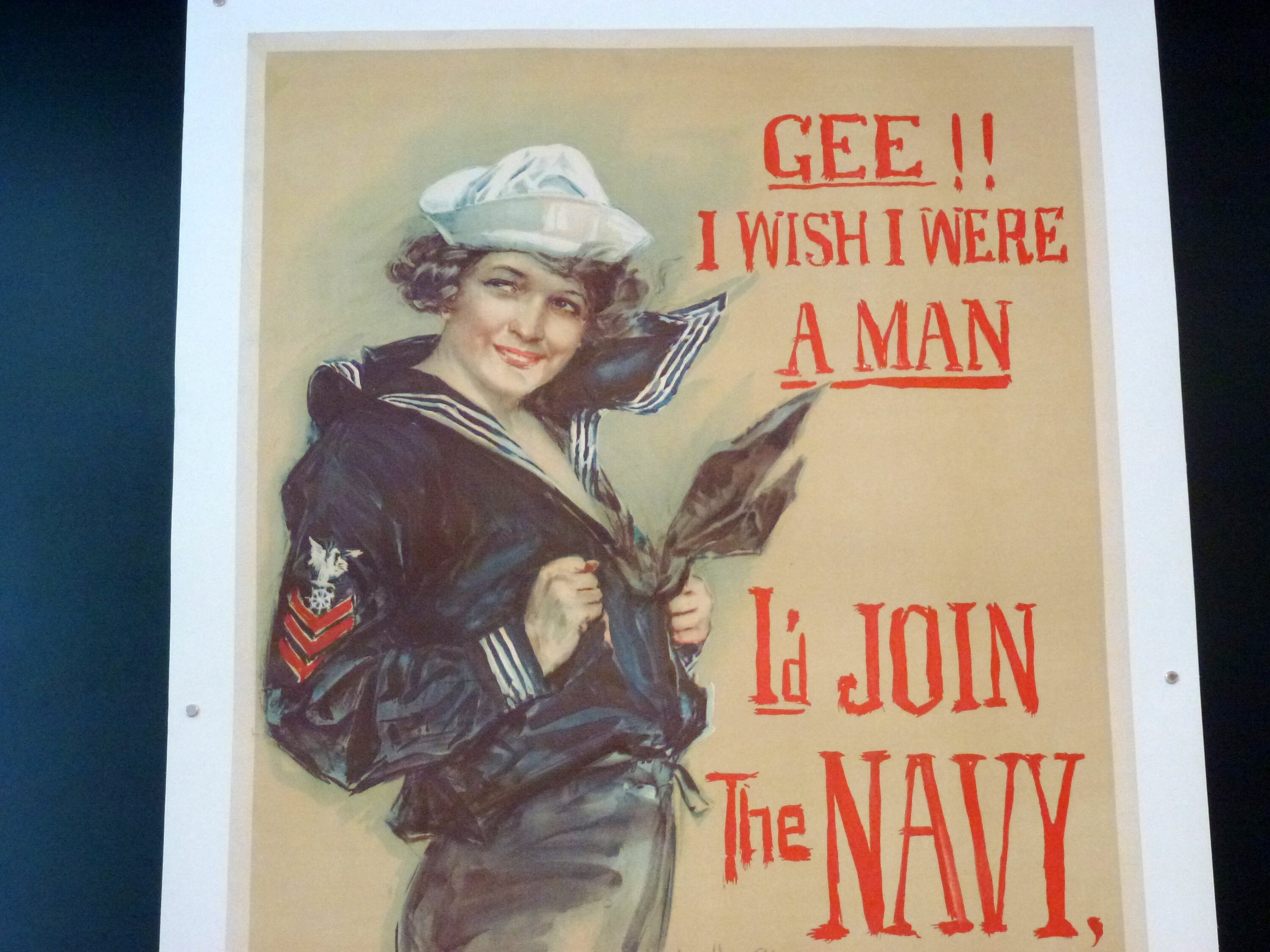 Gee! I Wish I Were a Man - Howard Chandler Christy - Framed art Print main image 1