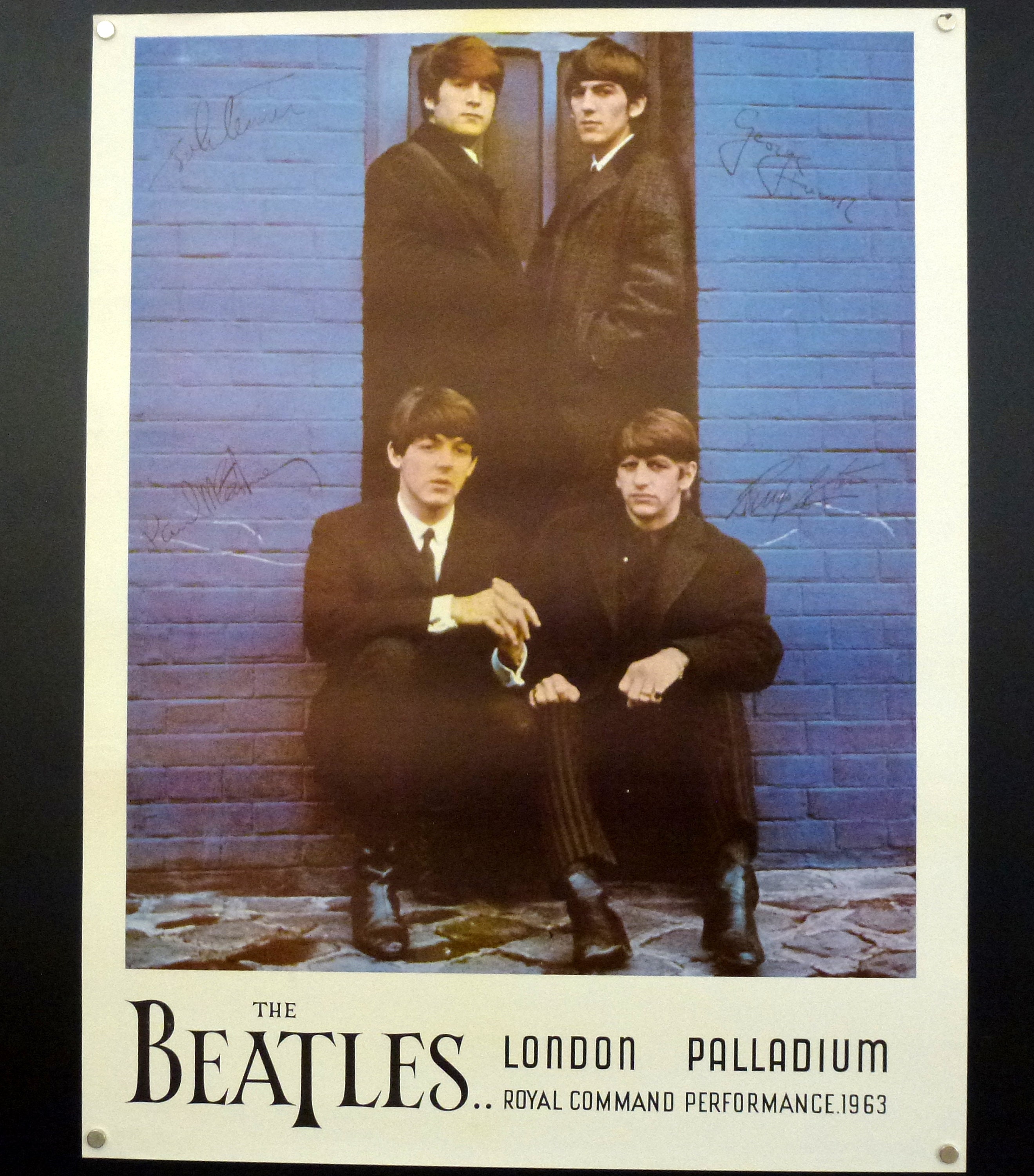 THE BEATLES ロンドン パラディウム ポスター The Beatles London Palladium 1963 Poster Print (22 x 33
