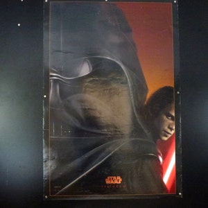 Artículo en liquidación, póster original de la película "Star Wars Episodio III: La venganza de los Sith" Avance de doble cara (27" X 40")