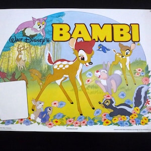 Clearance item.  Original &quot;BAMBI&quot; Walt Disney Classic, British re-release 1985, unfolded in excellent condition