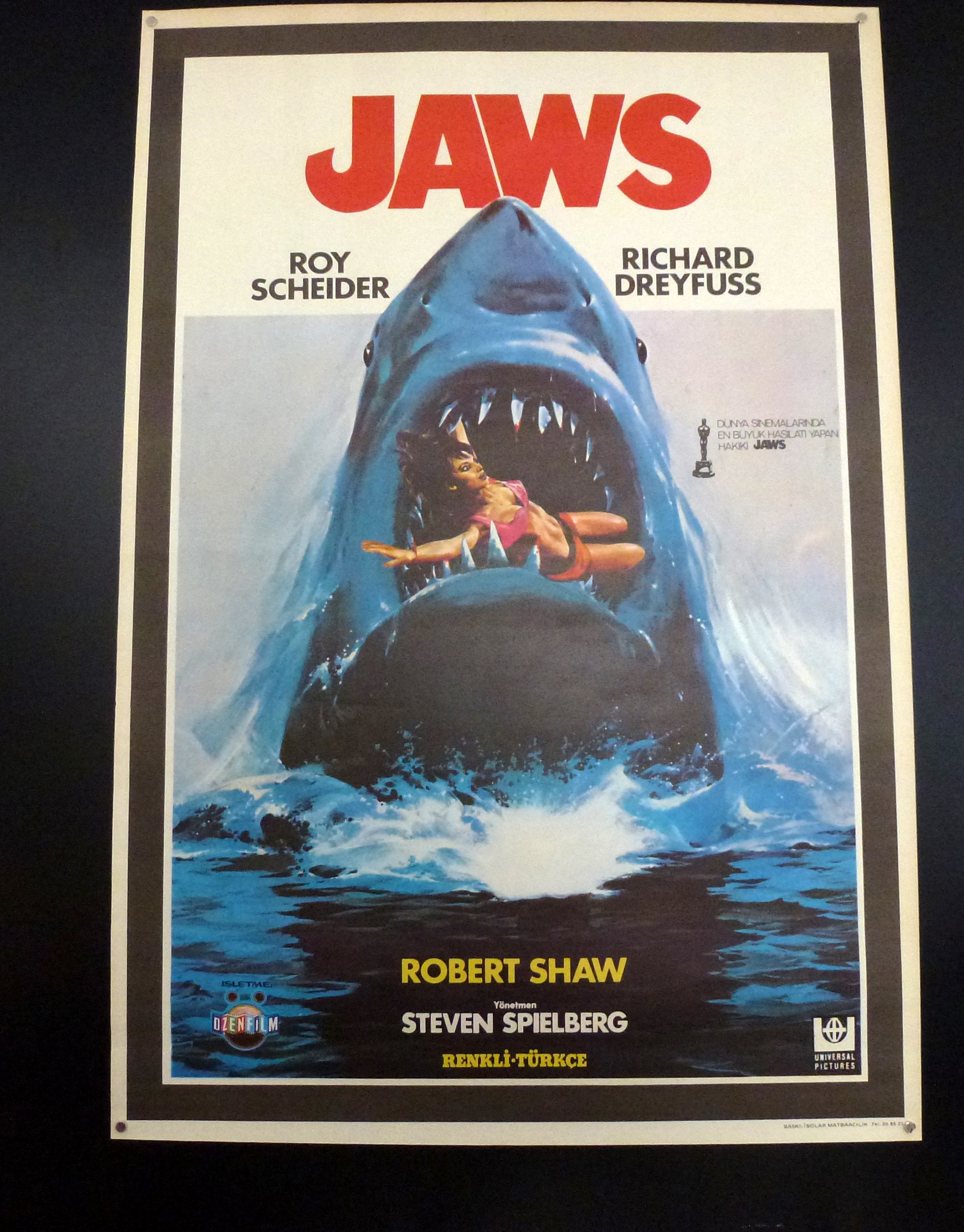 ポスター　アート　映画　トルコ 1985 年のオリジナル トルコ映画ポスター「Subway」。ビンテージ