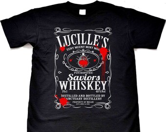 Lucille's Whiskey Property Of Negan T-Shirt - The Walking Dead Inspired Tee Shirt