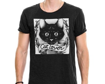 Cat Lover T-Shirt / Unisex Shirt / Adults Tee / Printed T-Shirts / Kids & Adult Gift Present Dad Grandad Grandpa
