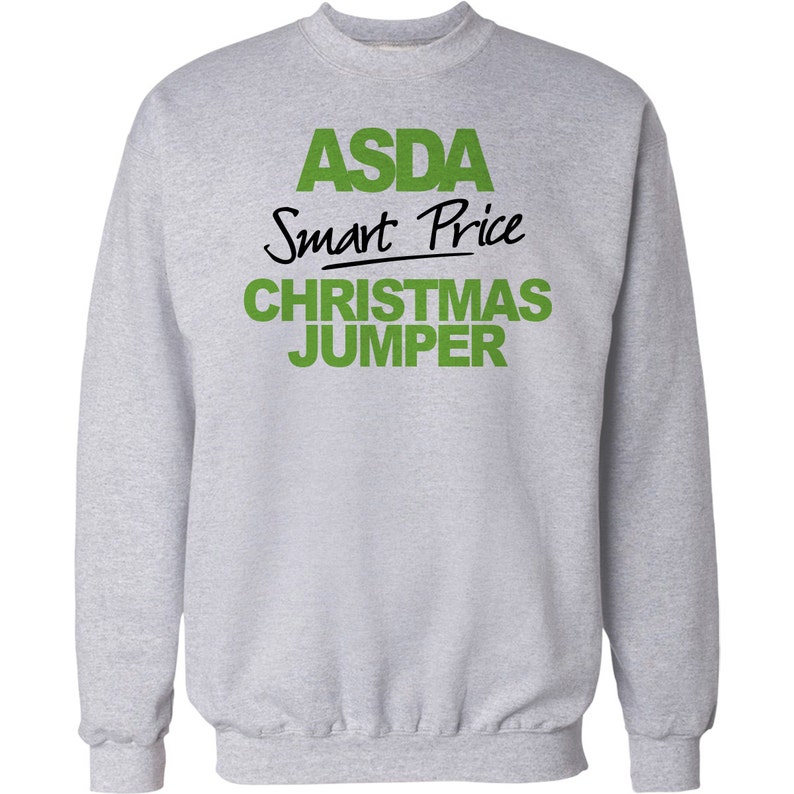Christmas Jumper Funny Gift ASDA Smart Price Xmas Sweater Mens Etsy