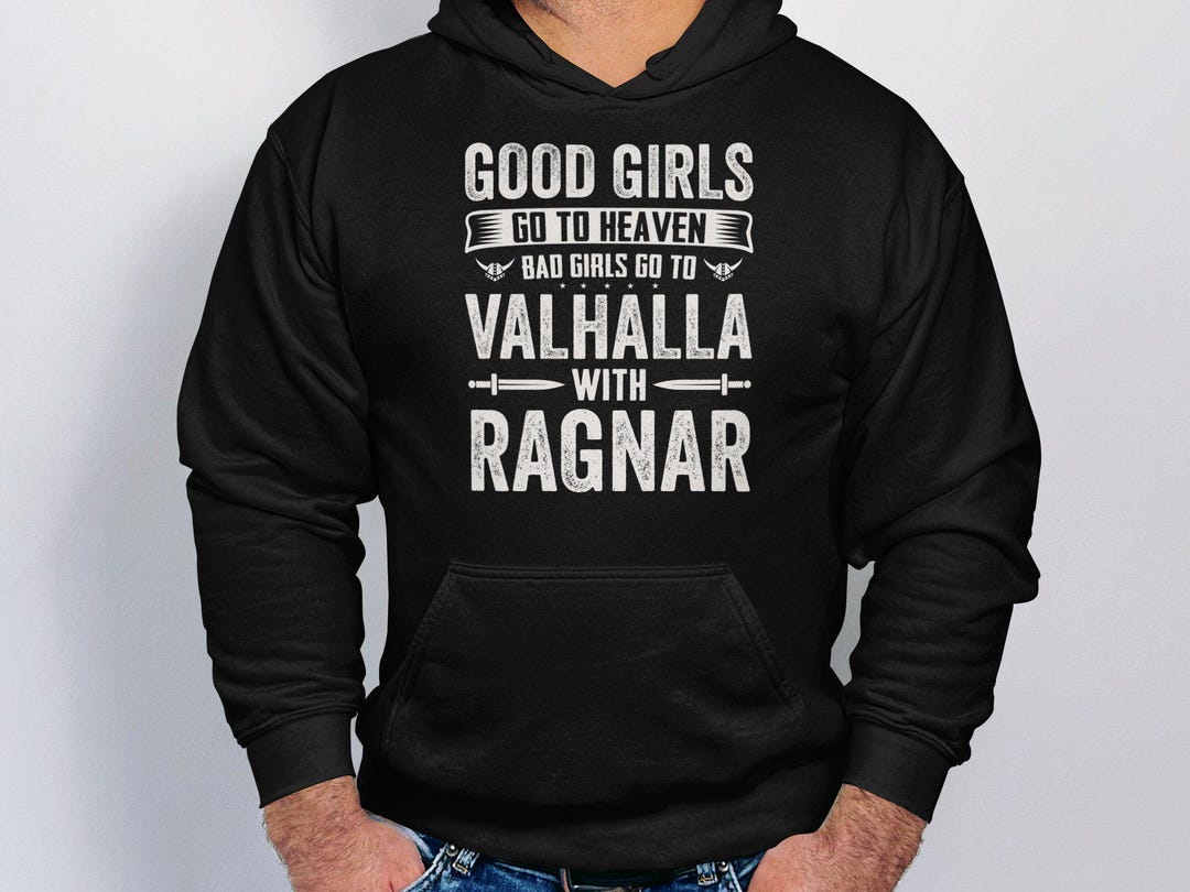 T-shirt Donna Settantallora: Le Bad Girl Vanno Nel Valhalla Con Ragnar (J867) - 2