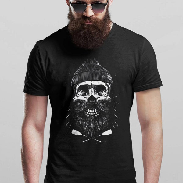 Bearded Bone Sailor Men’s Comedy T-Shirt Manly Beard T-Shirts