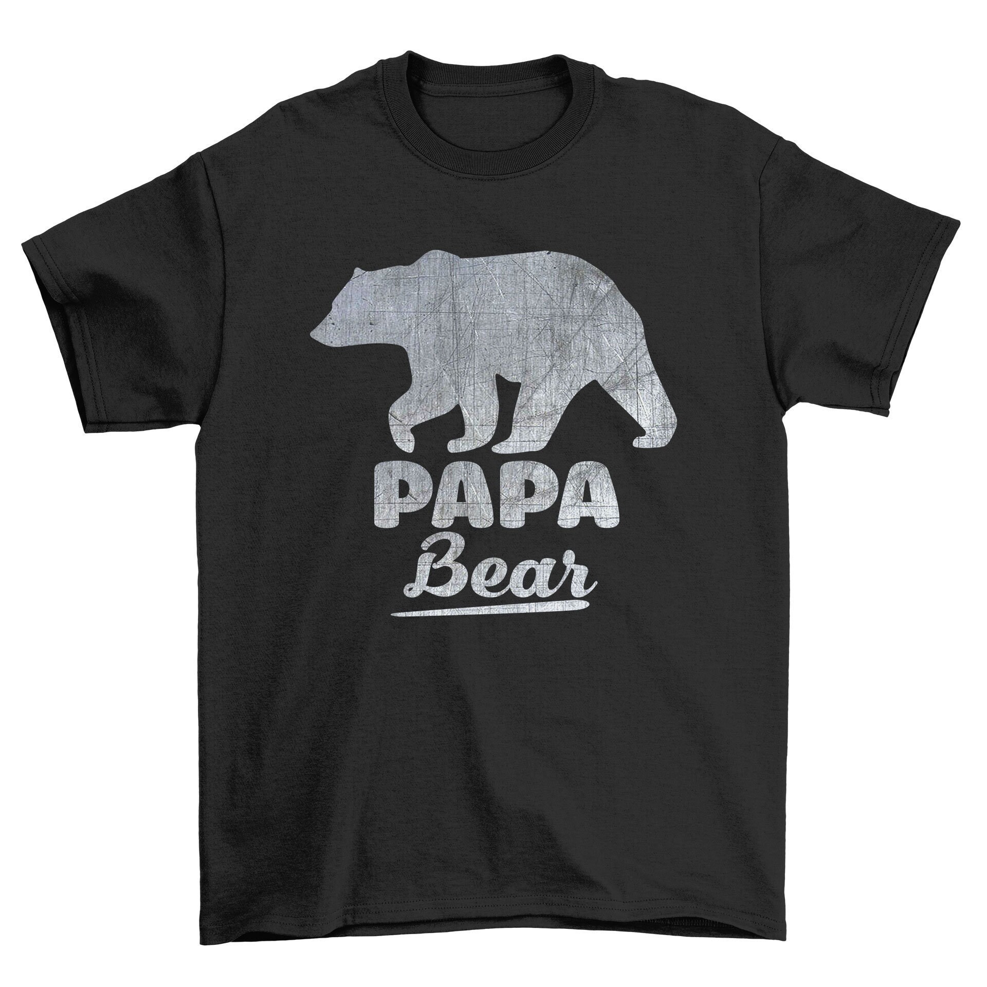 Image of Papa Bears Men's T-Shirt Cool Fun Dad Shirt Christmas Gift Present Fathers Day Top