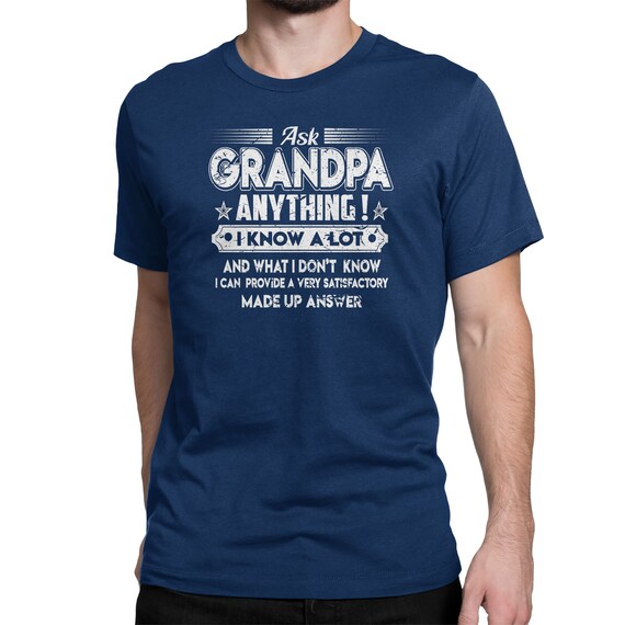Mens Granddad Knows Everything Funny Granddad Christmas Gifts T-Shirt Mens Granddad Knows Everything Funny Granddad Christmas Gifts T-Shirt