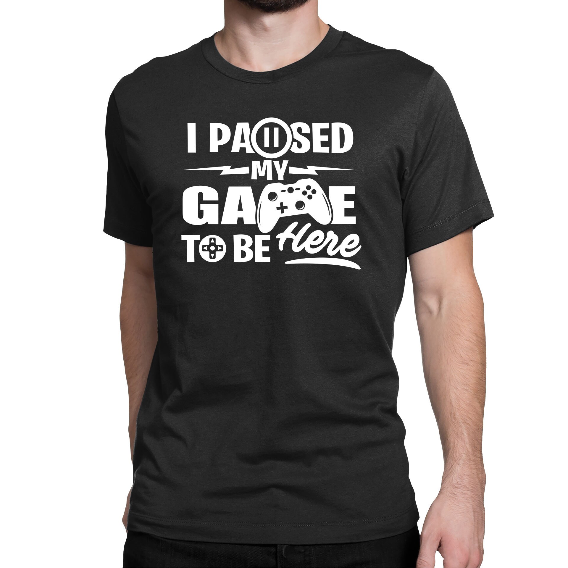 I Paused My Game to Be Here T-shirt Fun Cool Adults & Kids | Etsy
