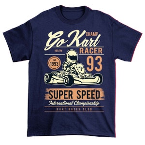 ゴーカートレーサー スーパースピード Tシャツ メンズ Tシャツ お父さん Tシャツ レディース シャツ