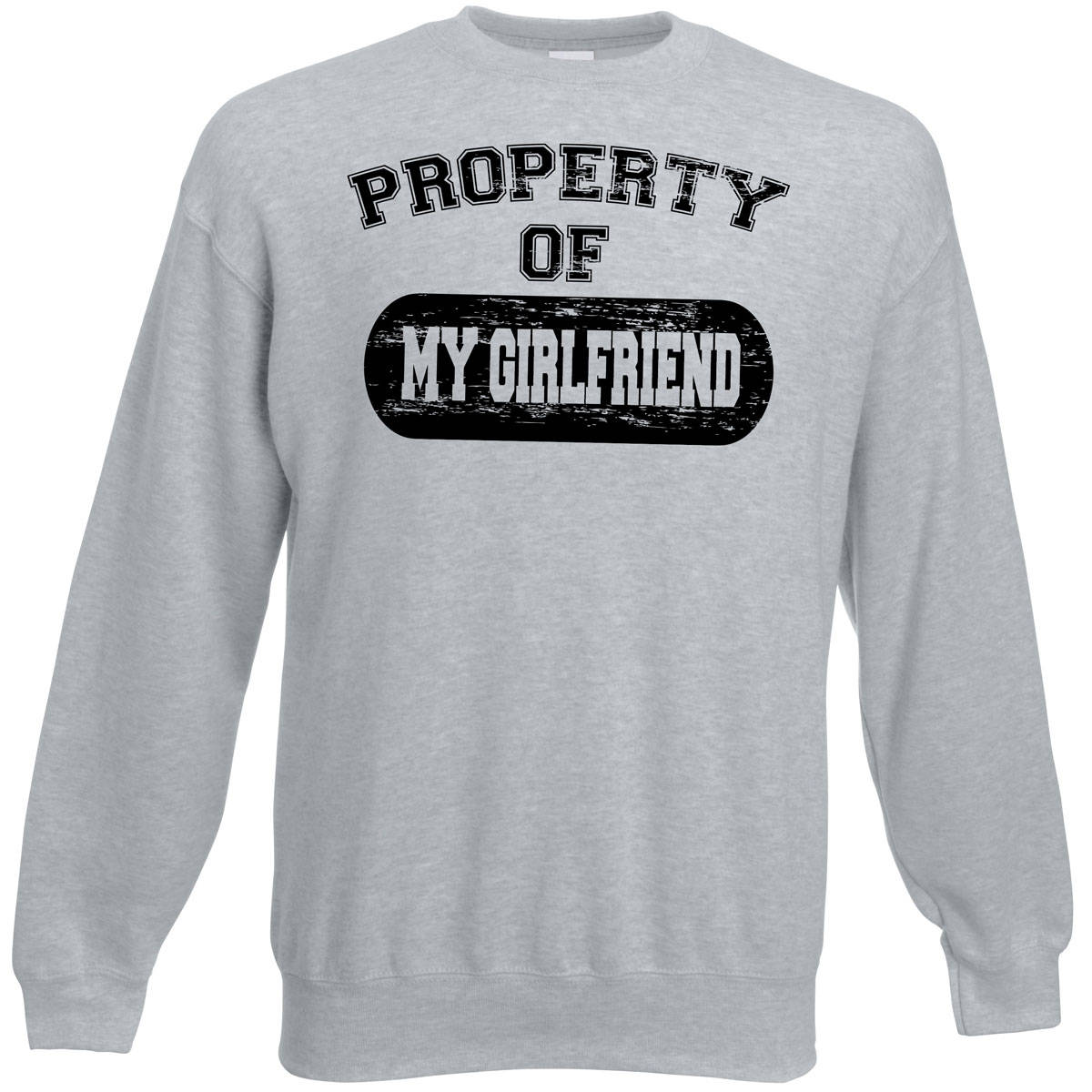 Image of Property Of My Girlfriend Jumper Valentine's Day Gift Present