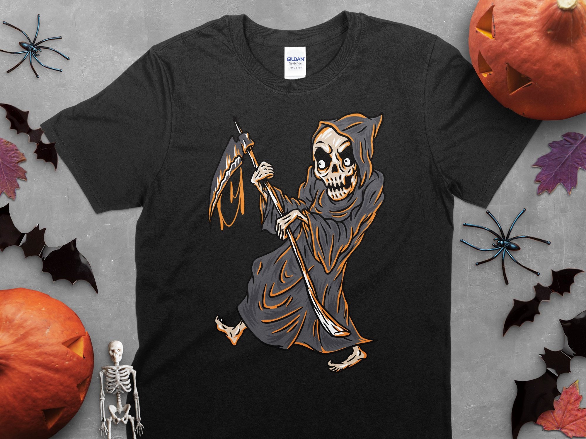 Ripper Men's Spooky Shirt Halloween Urban Streetwear T-shirt