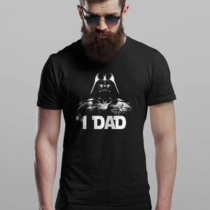 Vaderdag T-shirt #1 DAD heren zwarte t-shirt
