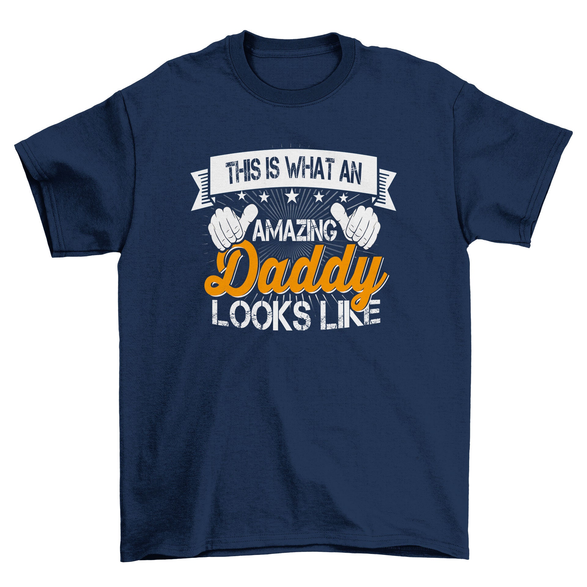 Image of This Is What An Amazing Daddy Looks Like Men's T-Shirt Cool Fun Shirt Gift Present
