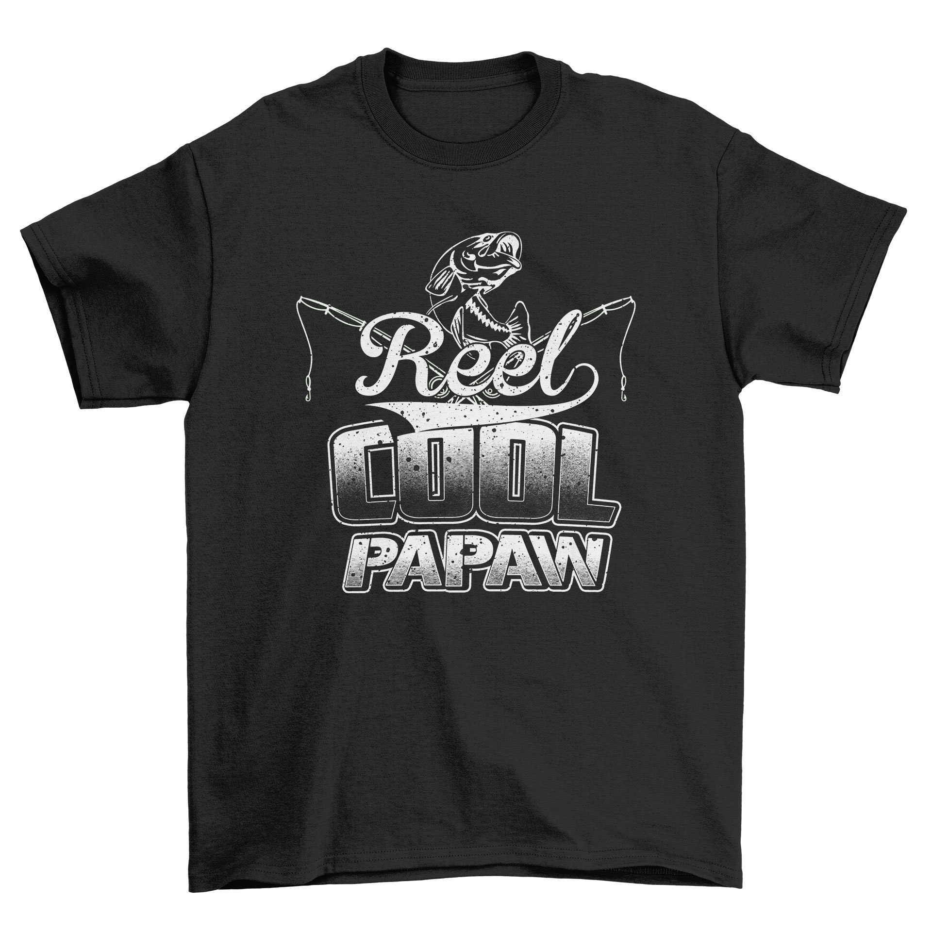 Image of Reel Awesome Pawpaw Men's T-Shirt Cool Fun Shirt Christmas Gift Present Fathers Day Top