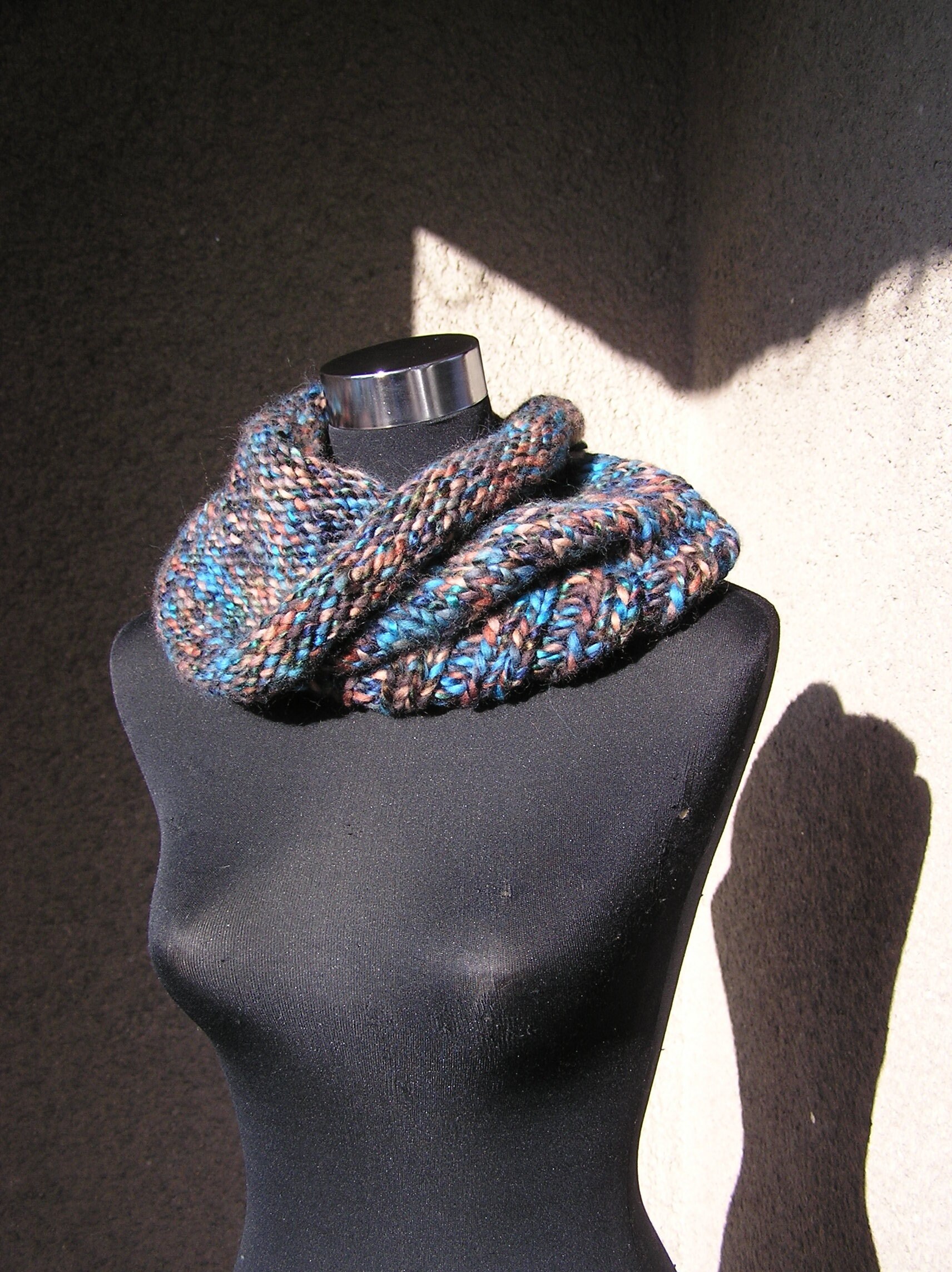 Multicolor - Kumaun Hand-knitted Acrylic Woolen Neck Warmer main image 1