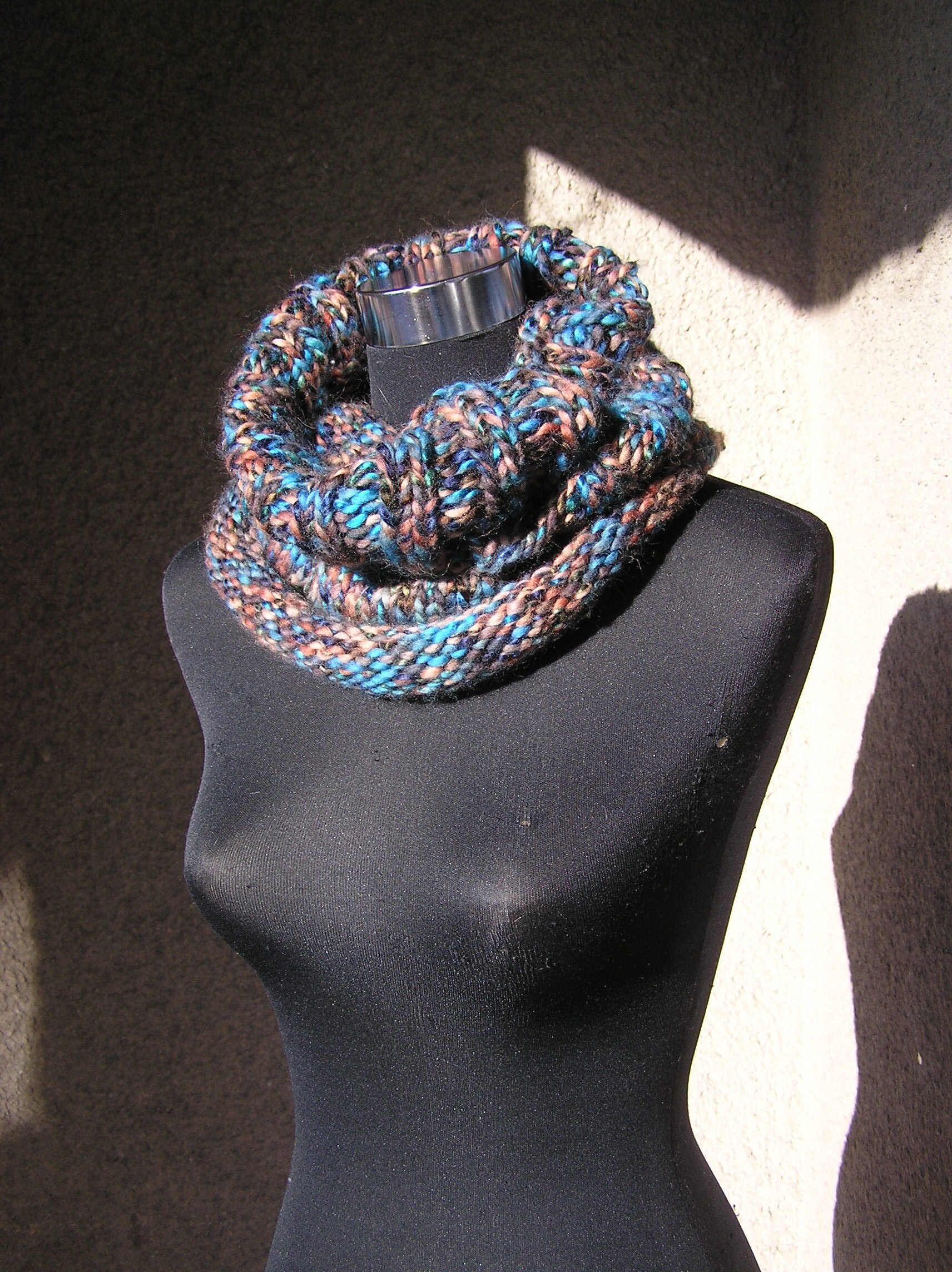 Multicolor - Kumaun Hand-knitted Acrylic Woolen Neck Warmer