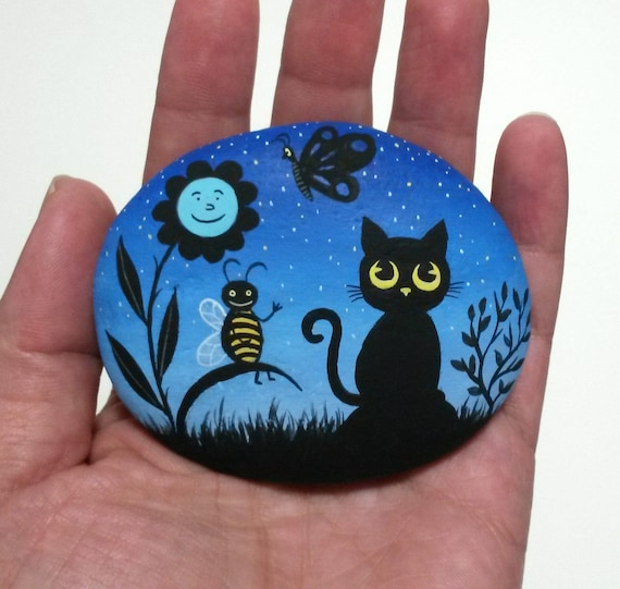 How To Paint A Ladybug On A Rock Rockpainting Steine Bemalen