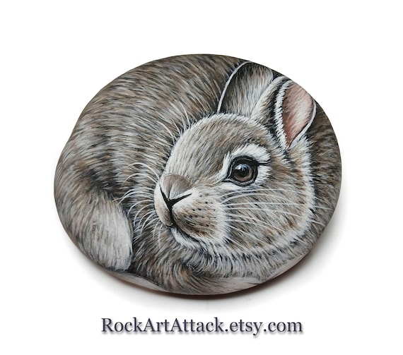 アクリル画 ウサギ  動物 ウサギ アクリル画 動物 絵