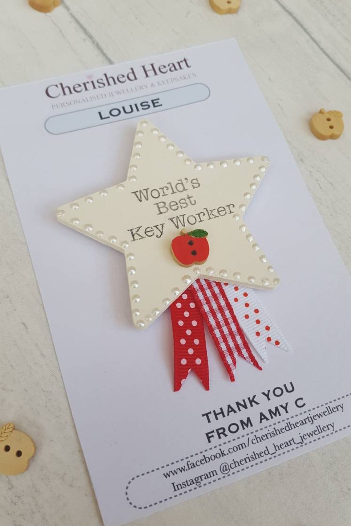 Nursery Key Worker Nursery Key Worker Gift Etsy UK