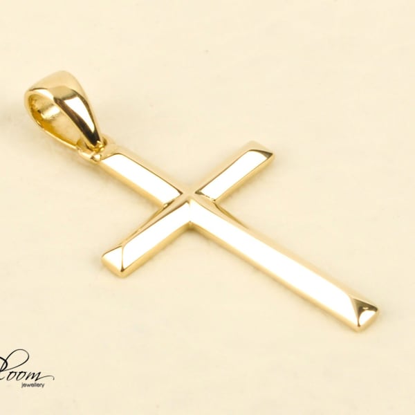 Gold Cross Necklace - Etsy