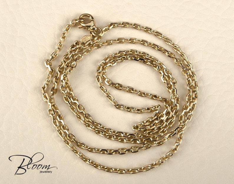 Figaro Chain Amazon Mens Gold Necklace 14k Gold Plated Chain