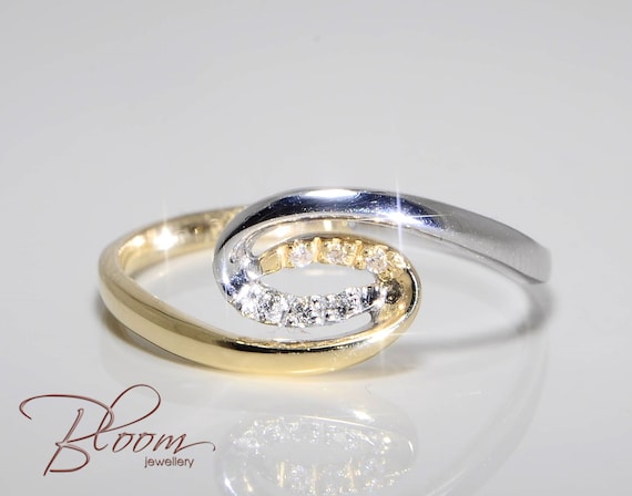 Yin yang engagement ring sale