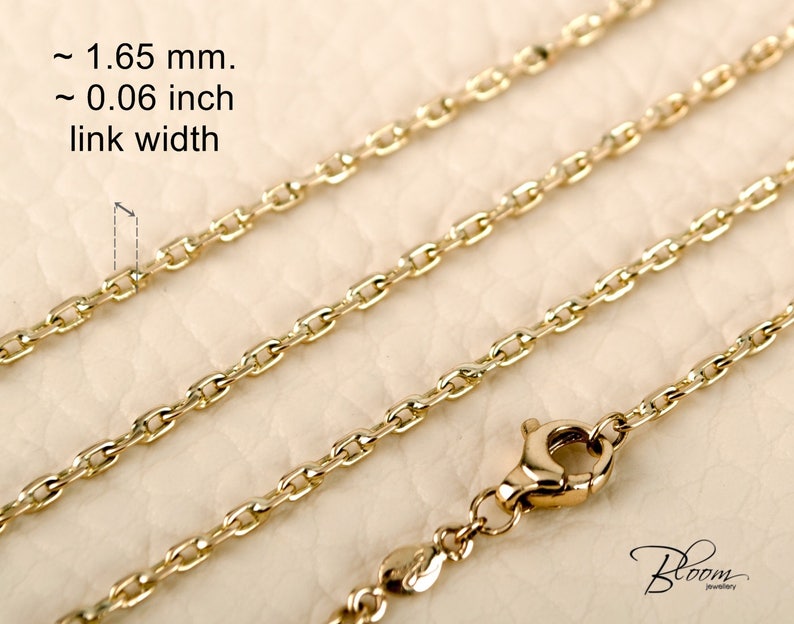 Heavy Duty Gold Chain 14K Gold Chain Delicate but Strong Gold - Etsy