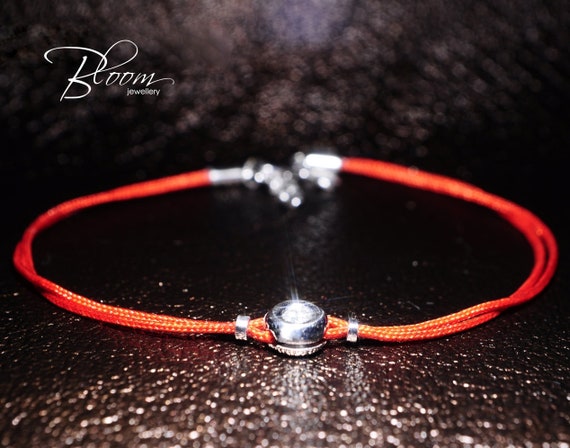 Diamond red string bracelet best sale