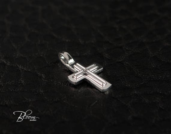 Baby cross necklace for deals baptism