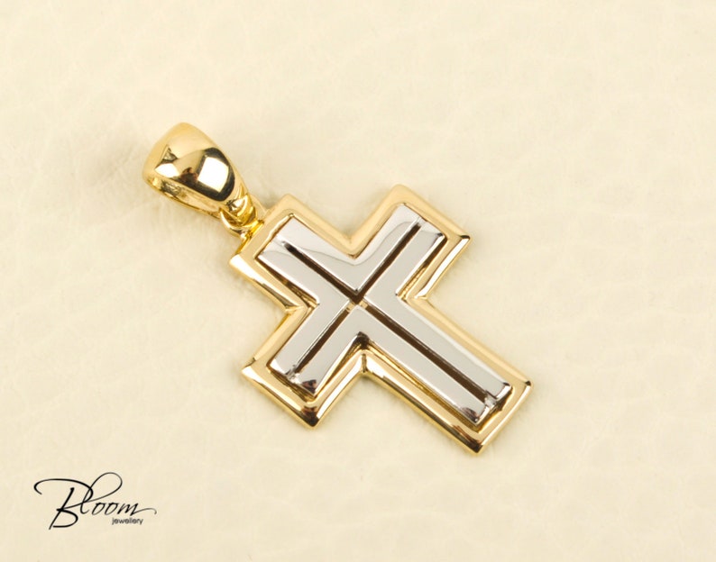 Gold Cross For Men 14k Solid Pendant Mens Necklace - 14k Gold Pendants For Him Gold Cross For Men 14k Solid Pendant Mens Necklace - 14k Gold Pendants For Him