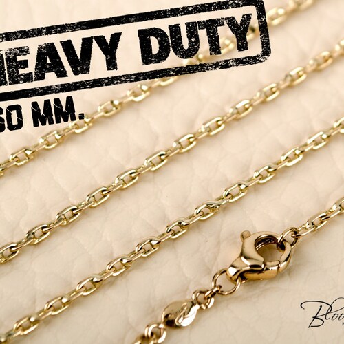 Heavy Duty Gold Chain 14K Gold Chain 