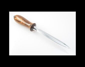 Bocote Wood Letter Opener with Chrome Finish