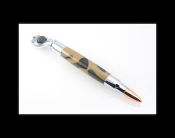 Camouflage Bullet Razor, MACH3/Venus Compatible, Groomsmen Gift