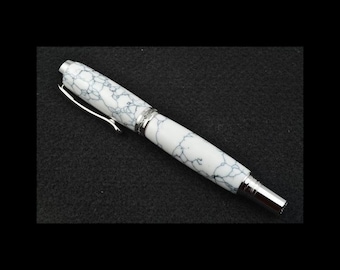 Stone Composite Rollerball Pen: Black Titanium Finish, Executive Gift