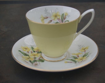 Royal Albert Bone China Cup & Saucer - Yellow