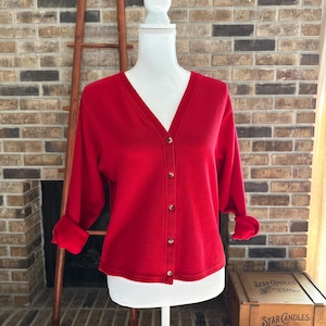 Vintage Express Tricot Cardigan - Etsy