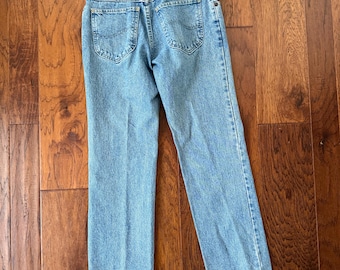 Vintage Lee Riders Light Wash Straight Leg Jeans