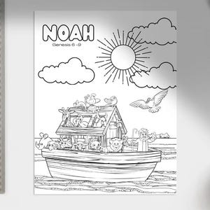 Noah’s Ark Coloring Page