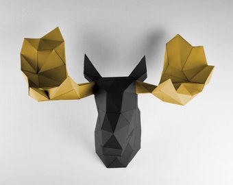 Papercraft elk