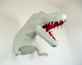 XL Papertrophy Wandtrofae T-Rex