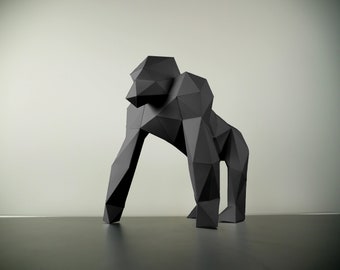 Gorilla paper model kit